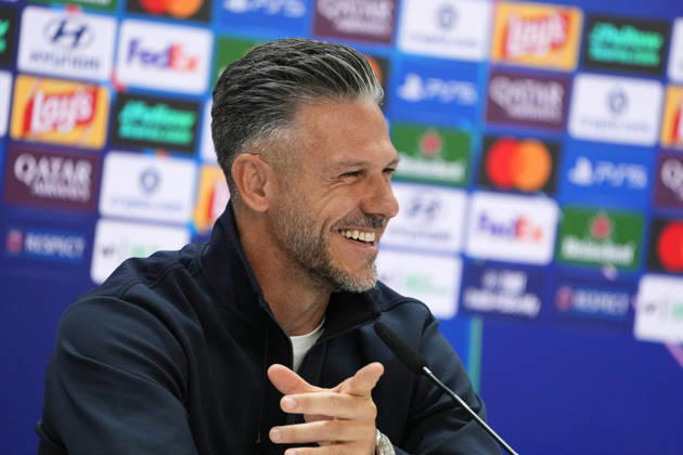 RB Leipzig s coach Martin Demichelis in press conference, PK, Pressekonferenz after raining session prior to the Champions League round 3 match against Real Madrid CF. October 20 2026. (20261020787)