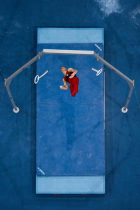 261020 Ilia Zaika of Russia competes in still rings during men s team final on day four of the 2026 Artistic Gymnastics World Championships on October 20, 2026 in Rotterdam. Photo: Joel Marklund BILDBYRÅN kod JM JM0861 bbeng artistisk gymnastik artistic gymnastics gymnastik-vm vm artistic gymnastics world championships final lagfinal team final Copyright: JOELxMARKLUND BB261020JM010