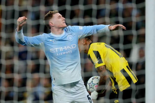 Manchester City v AEK Athens - UEFA Champions League 2026 27 League Phase MD3 Elliot Anderson of Manchester City celebrates 1st goal during the UEFA Champions League 2026 27 League Phase MD3 match between Manchester City and AEK Athens at City of Manchester Stadium on October 20, 2026 in Manchester, England. Manchester City of Manchester Stadium England United Kingdom Copyright: xAllstarxPicturexLibraryxLtdx