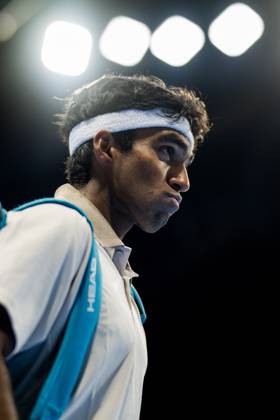 Nishesh Basavareddy of the United States pictured at the start of the European Open ATP, Tennis Herren tennis tournament in Brussels, on Tuesday 20 October. This year s edition of the tournament is taking place from 17 to 25 October JASPERxJACOBS x190421701x
