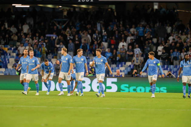 Napoli vs Arsenal of the Europa Champions League 2026 27 Goal the Matteo Politano OF SSC Napoli oli during the European Champions League football match on 20 10 2026 between SSC Napoli and FC Bodo Glimt at the Diego Armando Maradona Stadium in Naples Napoli Stadio Diego Armando Maradona Napoli Italia Copyright: xFABIOxSASSOxFabioxSassox Napoli Bodo Glimt2026_10_20Fabio Sasso8912