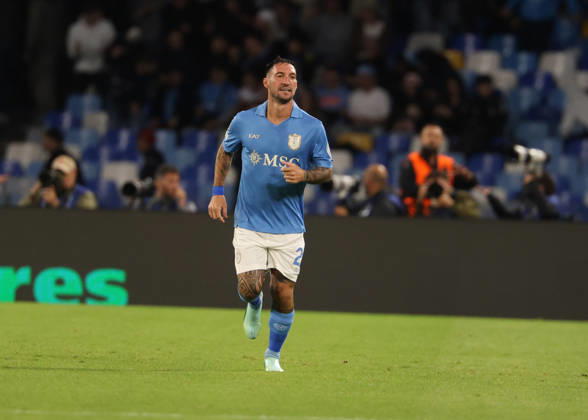 Napoli vs Arsenal of the Europa Champions League 2026 27 Goal the Matteo Politano OF SSC Napoli oli during the European Champions League football match on 20 10 2026 between SSC Napoli and FC Bodo Glimt at the Diego Armando Maradona Stadium in Naples Napoli Stadio Diego Armando Maradona Napoli Italia Copyright: xFABIOxSASSOxFabioxSassox Napoli Bodo Glimt2026_10_20Fabio Sasso8918