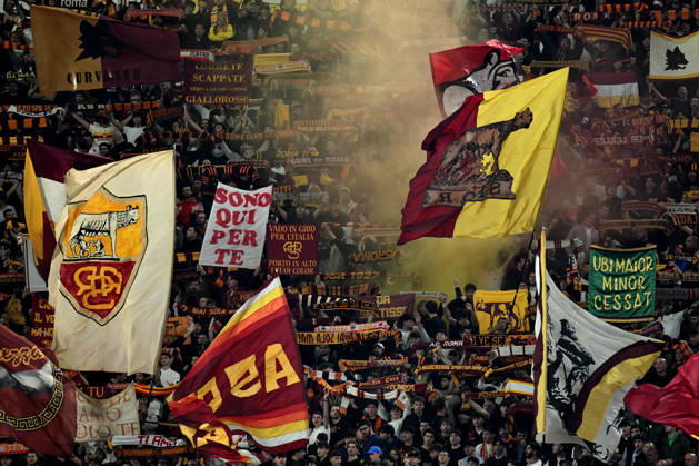 As Roma 20 10 2026 - Champions League Roma-Slovan Bratislava foto Antonello Sammarco Image nella foto: tifosi Roma 