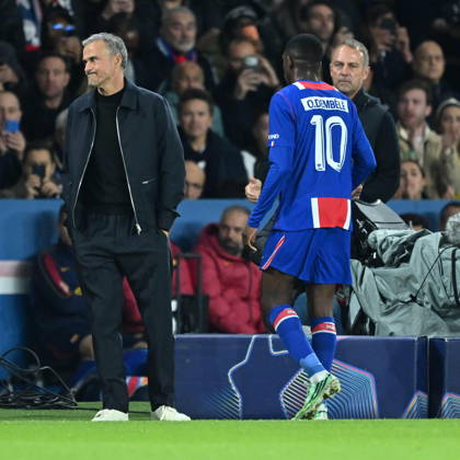 Paris Saint-Germain v Barcelona - UEFA Champions League PARIS, FRANCE - OCTOBER 20: Head Coach of Paris Saint-Germain Luis Enrique is seen during UEFA Champions League match between Paris Saint-German and Barcelona at Parc des Princes in Paris, France on October 20, 2026. Mustafa Yalcin Anadolu Paris France. Editorial use only. Please get in touch for any other usage.  Copyright: x2026xAnadoluxMustafaxYalcinx