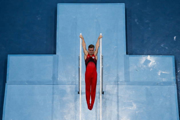 261020 Daniel Marinov of Russia competes in parallel bars during men s team final on day four of the 2026 Artistic Gymnastics World Championships on October 20, 2026 in Rotterdam. Photo: Joel Marklund BILDBYRÅN kod JM JM0861 bbeng artistisk gymnastik artistic gymnastics gymnastik-vm vm artistic gymnastics world championships final lagfinal team final Copyright: JOELxMARKLUND BB261020JM025