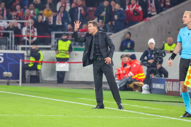 20.10.26 VfB Stuttgart - Atletico Madrid Deutschland, Stuttgart, 20.10.2026, Fussball, UEFA Champions League, Saison 2026 2027, VfB Stuttgart - Atletico Madrid: Diego Simeone (Trainer Atletico Madrid).
