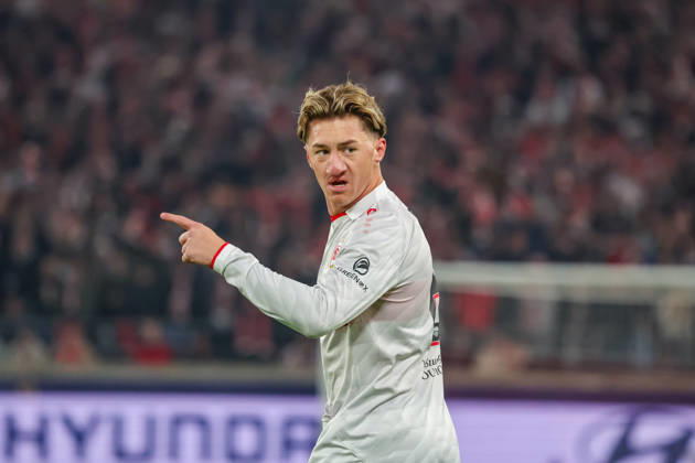 20.10.26 VfB Stuttgart - Atletico Madrid Deutschland, Stuttgart, 20.10.2026, Fussball, UEFA Champions League, Saison 2026 2027, VfB Stuttgart - Atletico Madrid: Angelo Stiller (VfB Stuttgart).