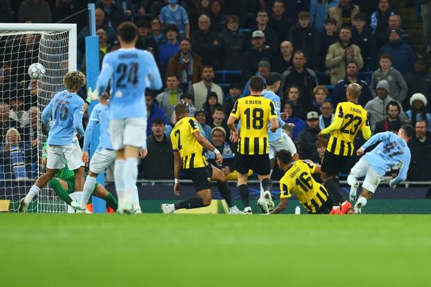 Phil Foden of Manchester City scores to make it 2-0 Manchester City v AEK Athens, UEFA Champions League, Football, Etihad Stadium, Manchester, UK - 20 Oct 2026Manchester Etihad Stadium United Kingdom  Copyright: xPaulxCurrie Shutterstockx 17226782ac