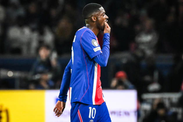 October 20, 2026, Paris, France, France: Ousmane DEMBELE of PSG looks injured during the UEFA Champions League, League Phase MD3 match between Paris Saint-Germain and FC Barcelona, Barca at Parc des Princes Stadium on October 20, 2026 in Paris, France. Paris France - ZUMAm308 20261020_zsp_m308_006 Copyright: xMatthieuxMirvillex