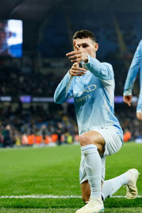 Manchester City v AEK Athens - UEFA Champions League 2026 27 League Phase MD3 Phil Foden of Manchester City celebrates 2nd goal during the UEFA Champions League 2026 27 League Phase MD3 match between Manchester City and AEK Athens at City of Manchester Stadium on October 20, 2026 in Manchester, England. Manchester City of Manchester Stadium England United Kingdom Copyright: xAllstarxPicturexLibraryxLtdx