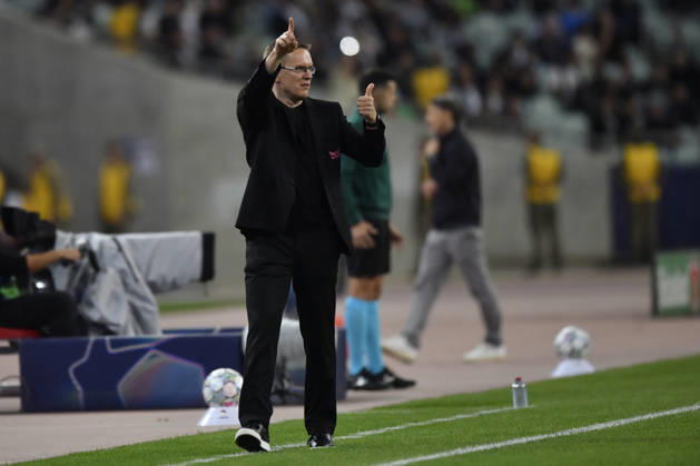 Sabah FC v Borussia Dortmund - UEFA Champions League 2026 27 League Phase MD3 BAKU, AZERBAIJAN - OCTOBER 20: Valdas Dambrauskas, head coach of Sabah FC, reacts during the UEFA Champions League 2026 27 League Phase MD3 match between Sabah FC and Borussia Dortmund at Tofig Bahramov Stadium on October 20, 2026 in Baku, Azerbaijan. Baku Tofig Bahramov Stadium Azerbaijan Copyright: x2026xElmirxKarimov PSxImagesxElmirxKarimov PSxImagesx