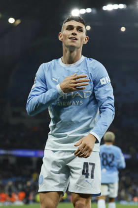 Manchester City v AEK Athens - UEFA Champions League 2026 27 League Phase MD3 Phil Foden of Manchester City celebrates 2nd goal during the UEFA Champions League 2026 27 League Phase MD3 match between Manchester City and AEK Athens at City of Manchester Stadium on October 20, 2026 in Manchester, England. Manchester City of Manchester Stadium England United Kingdom Copyright: xAllstarxPicturexLibraryxLtdx