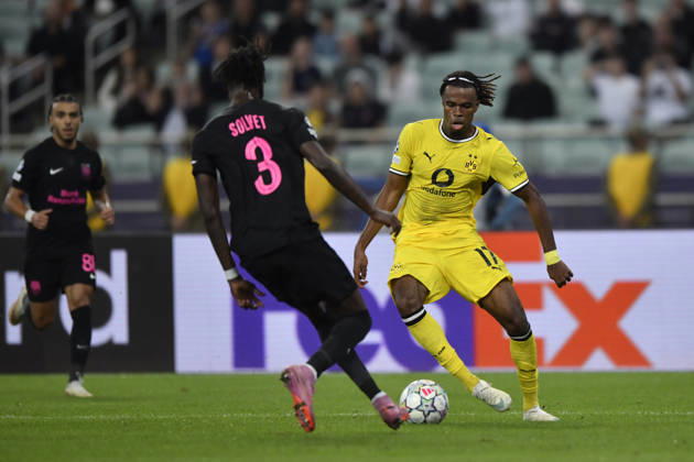 Sabah FC v Borussia Dortmund - UEFA Champions League 2026 27 League Phase MD3 BAKU, AZERBAIJAN - OCTOBER 20: Carney Chukwuemeka of Borussia Dortmund is seen in action during the UEFA Champions League 2026 27 League Phase MD3 match between Sabah FC and Borussia Dortmund at Tofig Bahramov Stadium on October 20, 2026 in Baku, Azerbaijan. Baku Tofig Bahramov Stadium Azerbaijan Copyright: x2026xElmirxKarimov PSxImagesxElmirxKarimov PSxImagesx
