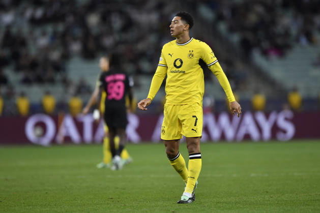 Sabah FC v Borussia Dortmund - UEFA Champions League 2026 27 League Phase MD3 BAKU, AZERBAIJAN - OCTOBER 20: Jobe Bellingham of Borussia Dortmund looks on during the UEFA Champions League 2026 27 League Phase MD3 match between Sabah FC and Borussia Dortmund at Tofig Bahramov Stadium on October 20, 2026 in Baku, Azerbaijan. Baku Tofig Bahramov Stadium Azerbaijan Copyright: x2026xElmirxKarimov PSxImagesxElmirxKarimov PSxImagesx