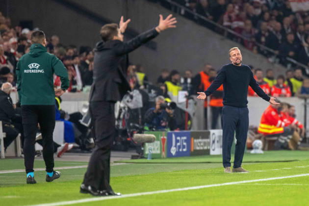 Trainer Sebastian Hoeneß (VfB Stuttgart). xettx, Deutschland, Stuttgart, 20.10.2026, Fussball, UEFA Champions League: VfB Stuttgart vs Atledico Madrid, Saison 2026 2027, Match Day 3, MHP Arena