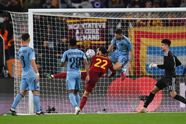 Dc Roma 20 10 2026 - Champions League Roma-Slovan Bratislava foto Domenico Cippitelli Image nella foto: gol Mario Hermoso 