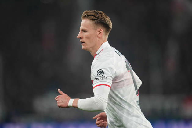 Chris Fuhrich (VFB Stuttgart) during VfB Stuttgart and Atlético Madrid, League Phase UEFA Champions League, at MHPArena, Stuttgart, Germany on October 20, 2026. DeFodi Images. -