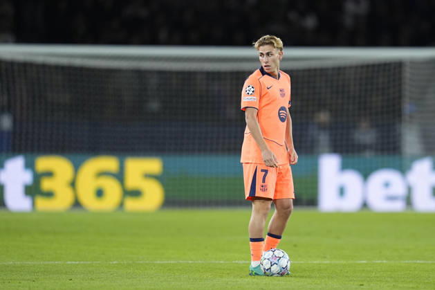 October 20, 2026, Paris, Paris, France: Fermin Lopez of FC Barcelona, Barca looks on during the UEFA Champions League 2026 27 League Phase MD3 match between Paris Saint-Germain and FC Barcelona at Parc des Princes on Octuber 20, 2026, in Paris, France. Paris France - ZUMAa181 20261020_zaa_a181_094 Copyright: xDennisxAgyemanx
