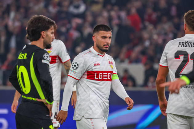 20.10.26 VfB Stuttgart - Atletico Madrid Deutschland, Stuttgart, 20.10.2026, Fussball, UEFA Champions League, Saison 2026 2027, VfB Stuttgart - Atletico Madrid: Deniz Undav (VfB Stuttgart).