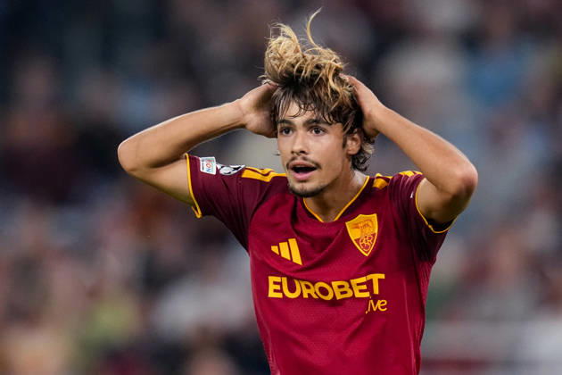 AS Roma v SK Slovan Bratislava - UEFA Champions League 2026 27 League Phase MD3 Rodrigo Mora of AS Roma looks dejected during the AS Roma v SK Slovan Bratislava. - UEFA Champions League 2026 27 League Phase MD3 at Stadio Olimpico on October 20, 2026 in Rome, Italy Rome Stadio Olimpico Lazio Italy Copyright: xGiuseppexMaffiax 261020_UCL_Roma-SlovanBratislava_GM_09583