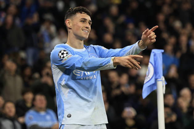 Manchester City v AEK Athens, Champions League Phil Foden (47) of Manchester City celebrates scoring to make it 4-1 during the Champions League match between Manchester City and AEK Athens at the Etihad Stadium, Manchester, UK on 20 October 2026. Manchester Etihad Stadium Manchester UK Editorial use only , Copyright: xConorxMolloyx PSI-25037-0079