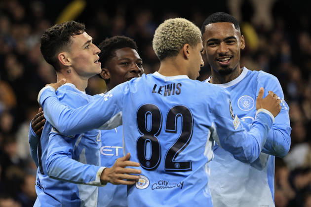 Manchester City v AEK Athens, Champions League Phil Foden (47) of Manchester City celebrates scoring to make it 4-1 during the Champions League match between Manchester City and AEK Athens at the Etihad Stadium, Manchester, UK on 20 October 2026. Manchester Etihad Stadium Manchester UK Editorial use only , Copyright: xConorxMolloyx PSI-25037-0080
