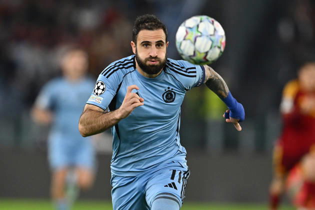 AS Roma v SK Slovan Bratislava - UEFA Champions League 2026 27 League Phase MD3 Tigran Barseghyan of S.K. Slovan Bratislava is in action during the UEFA Champions League phase day 3 football match between A.S. Roma and S.K. Slovan Bratislava at the Olympic Stadium in Rome, Italy, on October 20, 2026. Rome Italy Italy  Copyright: xDomenicoxCippitellix originalFilename:cippitelli-asromavs261020_npKb9.jpg