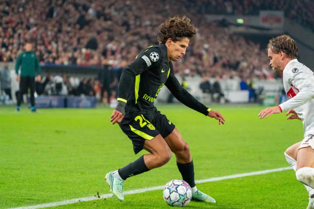 Giuliano Simeone (Atletico Madrid, 20) seen during UEFA Champions League 2026 2027 league phase game between teams of VfB Stuttgart and Atletico Madrid (Pia Schindler Ball Raw Images) Stuttgart MHP Arena Germany Copyright: xPiaxSchindlerx piaschindler_vfbstuttgart_atletico_2627_00021