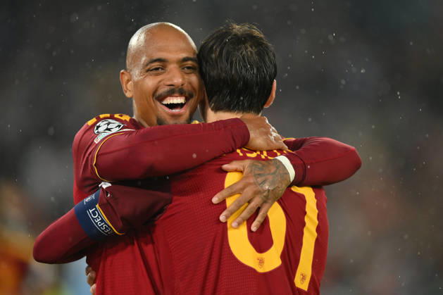 AS Roma v Slovan Bratislava - UEFA Champions League ROME, ITALY - OCTOBER 20 : Nicolo’ Pisilli of AS Roma celebrates after scoring a goal during the Champions League match between AS Roma and Slovan Bratislava at Stadio Olimpico on October 20 ,2026 in Rome, Italy. Claudio Pasquazi Anadolu Rome Italy. Editorial use only. Please get in touch for any other usage. Copyright: x2026xAnadoluxClaudioxPasquazix