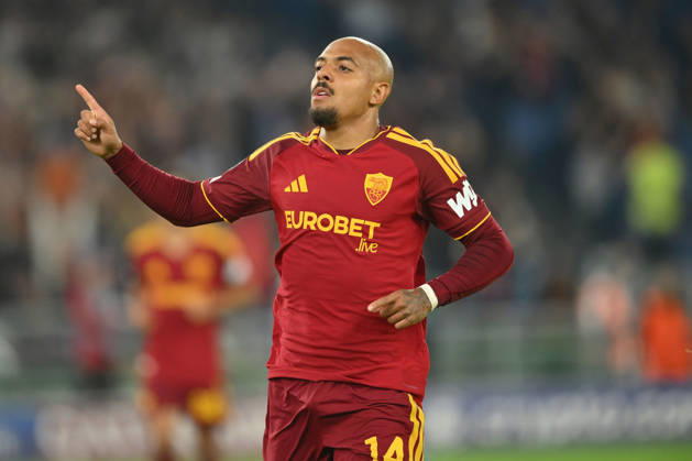AS Roma v Slovan Bratislava - UEFA Champions League ROME, ITALY - OCTOBER 20 : Donyell Malen of AS Roma celebrates after scores The penalty during the Champions League match between Slovan Bratislava at Stadio Olimpico on October 20 ,2026 in Rome, Italy. Claudio Pasquazi Anadolu Rome Italy. Editorial use only. Please get in touch for any other usage. Copyright: x2026xAnadoluxClaudioxPasquazix