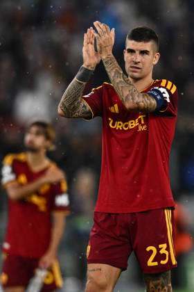 As Roma 20 10 2026 - Champions League Roma-Slovan Bratislava foto Antonello Sammarco Image nella foto: Gianluca Mancini