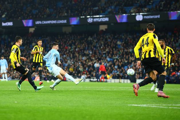 Phil Foden of Manchester City scores to make it 4-1 Manchester City v AEK Athens, UEFA Champions League, Football, Etihad Stadium, Manchester, UK - 20 Oct 2026Manchester Etihad Stadium United Kingdom  Copyright: xPaulxCurrie Shutterstockx 17226782ap