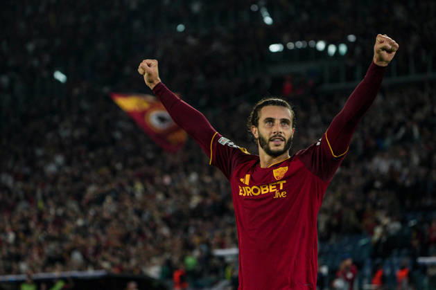 SOCCER - UEFA Champions League - AS Roma vs. Slovan Bratislava Photo by IPA ABACAPRESS.COM89962917 - Mario Hermoso of AS Roma during the AS Roma vs. Slovan Bratislava UEFA Champions League soccer match in Rome, Italy, on October 20, 2026 Rome Italy  Copyright: xIPAxSport ABACAx