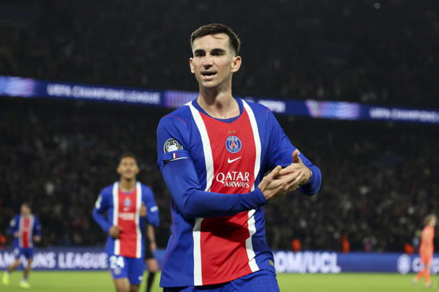 FOOTBALL : Paris Saint Germain Vs FC Barcelone - Ligue des Champions - 20 10 2026 Joie - But de Fabian Ruiz (Paris Saint Germain) ParisFrance  Copyright: xMichaelxBaucherx