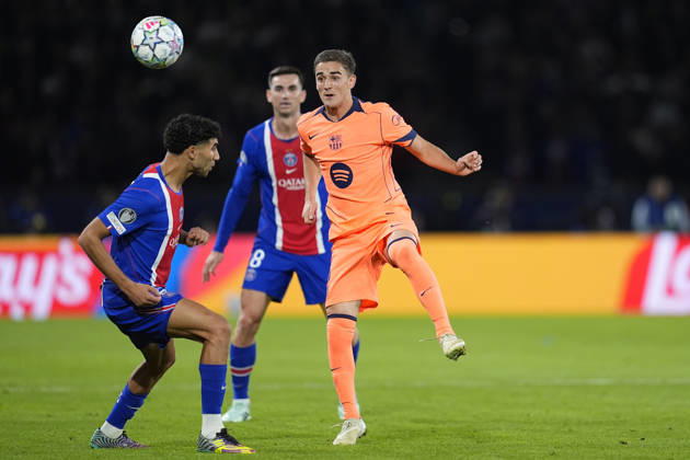 October 20, 2026, Paris, Paris, France: Gavi of FC Barcelona, Barca in action during the UEFA Champions League 2026 27 League Phase MD3 match between Paris Saint-Germain and FC Barcelona at Parc des Princes on Octuber 20, 2026, in Paris, France. Paris France - ZUMAa181 20261020_zaa_a181_167 Copyright: xDennisxAgyemanx