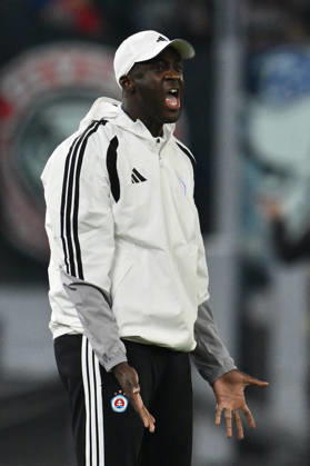 SOCCER - UEFA Champions League - AS Roma vs. Slovan Bratislava Photo by IPA ABACAPRESS.COM89963507 - Yaya Touré, coach of S.K. Slovan Bratislava, attends the UEFA Champions League Matchday 3 soccer match between A.S. Roma and S.K. Slovan Bratislava at the Olympic Stadium on October 20, 2026, in Rome, Italy. Rome Italy  Copyright: xIPAxSport ABACAx