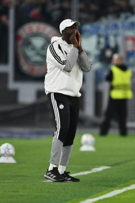 SOCCER - UEFA Champions League - AS Roma vs. Slovan Bratislava Photo by IPA ABACAPRESS.COM89963508 - Yaya Touré, coach of S.K. Slovan Bratislava, attends the UEFA Champions League Matchday 3 soccer match between A.S. Roma and S.K. Slovan Bratislava at the Olympic Stadium on October 20, 2026, in Rome, Italy. Rome Italy  Copyright: xIPAxSport ABACAx