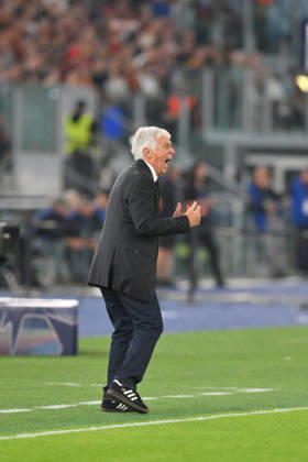SOCCER - UEFA Champions League - AS Roma vs. Slovan Bratislava Photo by IPA ABACAPRESS.COM89963794 - Giampiero Gasperini, head coach of Roma, during the UEFA Champions League soccer match between Roma and Slovan Bratislava at the Olimpico Stadium on October 20, 2026, in Rome, Lazio. During the AS Roma vs. Slovan Bratislava UEFA Champions League soccer match in Rome, Italy, on October 20, 2026 Rome Italy  Copyright: xIPAxSport ABACAx