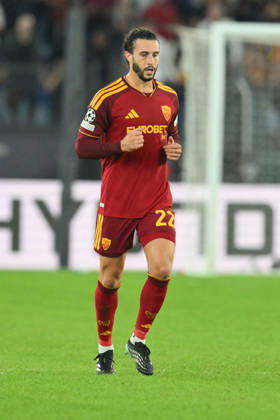 SOCCER - UEFA Champions League - AS Roma vs. Slovan Bratislava Photo by IPA ABACAPRESS.COM89963796 - Mario Hermoso of Roma in action during the UEFA Champions League soccer match between Roma and Slovan Bratislava at the Olimpico Stadium on October 20, 2026, in Rome, Lazio. During the AS Roma vs. Slovan Bratislava UEFA Champions League soccer match in Rome, Italy, on October 20, 2026 Rome Italy  Copyright: xIPAxSport ABACAx