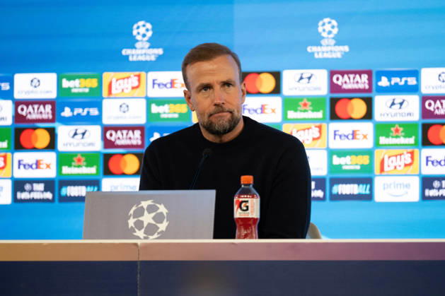 20.10.2026, GER, Fussball, Herren, UEFA Champions League, Saison 2026 2027, 3. Spieltag, VfB Stuttgart vs. Atletico Madrid Pressekonferenz nach dem Spiel, Sebastian Hoeness ( VfB Stuttgart, Cheftrainer ). Stuttgart MHP Arena Baden-Württemberg Deutschland Copyright: xNordphoto WolfgangxFrankx