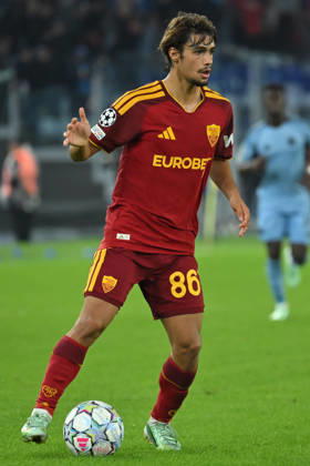 2026,Roma-Slovan Bratislava Rodrigo Mora of Roma during the Champions League match Championship phase Matchday 3 Roma-Slovan Bratislava at the Stadio Olimpico. Rome (Italy), October 20, 2026 during the Champions League match Championship phase Matchday 3 Roma-Slovan Bratislava at the Stadio Olimpico. Rome (Italy), October 20, 2026 Imago-images Emmefoto Copyright: xImago-images Emmefotox