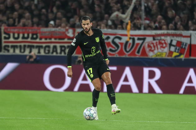 Stuttgart 20.10.2026. Pilka nozna Liga Mistrzow UEFA sezon 2026 2027 kolejka 3 mecz: VfB Stuttgart - Atletico Madryt --- Football UEFA Champions League season 2025 2026 round 3 match: VfB Stuttgart - Atletico de Madrid nz David Hancko Fot. Kacper Staniec NEWSPIX.PL --- newspix.pl