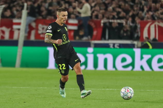 Stuttgart 20.10.2026. Pilka nozna Liga Mistrzow UEFA sezon 2026 2027 kolejka 3 mecz: VfB Stuttgart - Atletico Madryt --- Football UEFA Champions League season 2025 2026 round 3 match: VfB Stuttgart - Atletico de Madrid nz Alejandro Grimaldo Fot. Kacper Staniec NEWSPIX.PL --- newspix.pl
