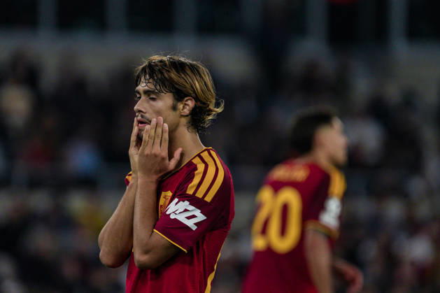 IPA89968648 - Rodrigo Mora of AS Roma during the AS Roma vs. Slovan Bratislava UEFA Champions League soccer match in Rome, Italy, on October 20, 2026  Copyright: xRaffaelexConti IPAxSportx xx IPA89968648 IPA89968648