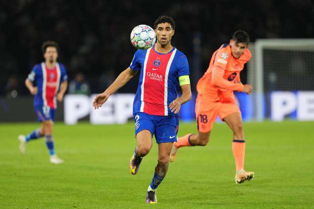 Achraf Hakimi of PSG Paris Saint-Germain v Barcelona, UEFA Champions League, Football, Parc des Princes, Paris, France - 20 Oct 2026Paris Parc des Princes France  Copyright: xDavexWinter Shutterstockx 17226708kn