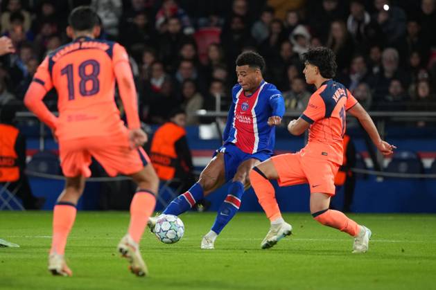 Desire Doue of PSG fires in a shot Paris Saint-Germain v Barcelona, UEFA Champions League, Football, Parc des Princes, Paris, France - 20 Oct 2026Paris Parc des Princes France  Copyright: xDavexWinter Shutterstockx 17226708kf