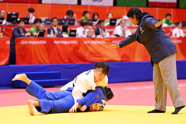 Kazusa Ogawa (JPN), OCTOBER 21, 2026 - Para Judo : Women s J2 -70kg Quarter-final during the Asian Para Games Aichi-Nagoya 2026 at Aichi Prefectural Martial Arts Hall in Aichi, Japan. Noxthirdxpartyxsales  aflo_357783359 KenjiroxMatsuox