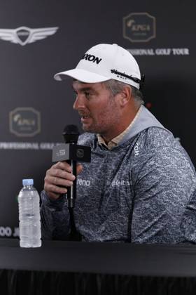 October 21, 2026, Cheonan, Chungnam, SOUTH KOREA: Oct 22, 2026-Cheonan, South Korea-Ryan FOX of New Zealand attend the media conference during an DP world Tour Genesis Championship at Woo Jeong Hills CC in Cheon, South Korea. Cheonan SOUTH KOREA - ZUMAr168 20261021_aap_r168_002 Copyright: xRyuxSeung-Ilx