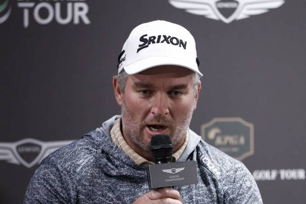 October 21, 2026, Cheonan, Chungnam, SOUTH KOREA: Oct 22, 2026-Cheonan, South Korea-Ryan FOX of New Zealand attend the media conference during an DP world Tour Genesis Championship at Woo Jeong Hills CC in Cheon, South Korea. Cheonan SOUTH KOREA - ZUMAr168 20261021_aap_r168_003 Copyright: xRyuxSeung-Ilx