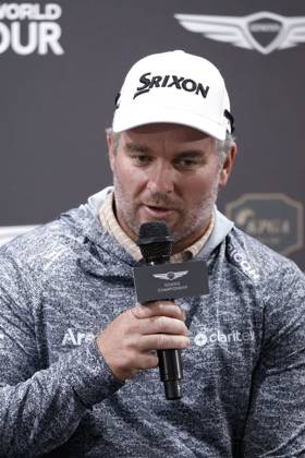 October 21, 2026, Cheonan, Chungnam, SOUTH KOREA: Oct 22, 2026-Cheonan, South Korea-Ryan FOX of New Zealand attend the media conference during an DP world Tour Genesis Championship at Woo Jeong Hills CC in Cheon, South Korea. Cheonan SOUTH KOREA - ZUMAr168 20261021_aap_r168_004 Copyright: xRyuxSeung-Ilx